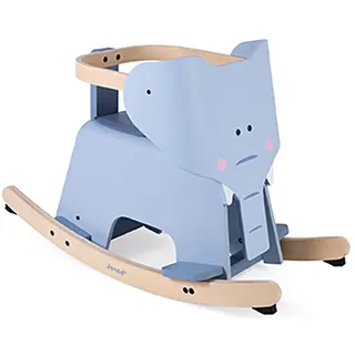 Janod Schaukeltier Elephant blau