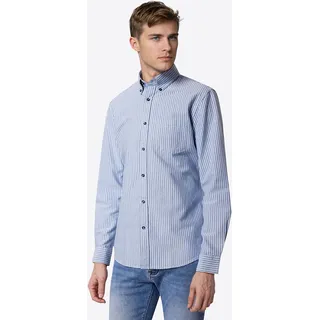 Pierre Cardin Langarmhemd Blau XXL