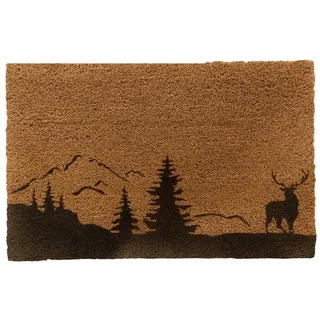Relaxdays Kokos 80 x 50 cm Braun/Schwarz