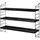 Pocket Wandregal Esche 0 x 0 x 0 cm Schwarz