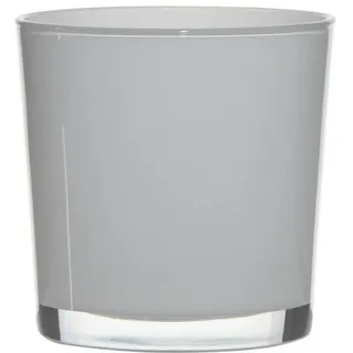 INNA-Glas Blumentopf Glasübertopf Alena, weiß, 13cm, Ø13cm weiß