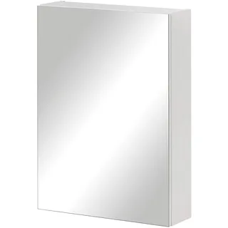 Schildmeyer Basic Spiegelschrank 146427, weiß Glanz, 50 cm