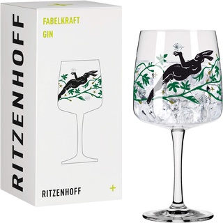 RITZENHOFF 3458002 Gin-Glas 700 ml – Serie Fabelkraft Motiv Nr. 2 – Cocktailglas mit Venusillustration – Made in Germany