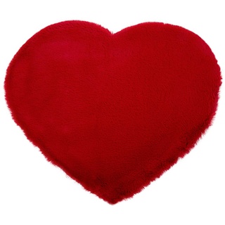 KARPI Herz-Teppich HEART, Rot - 63 x 50 cm - Herzform