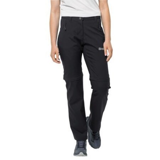 Jack Wolfskin Zip-off-Hose ACTIVE TRACK ZIP OFF PANTS W lange Hose und Shorts in einem schwarz