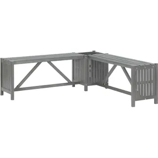 Maison Exclusive - Garten-eckbank Mit Pflanzkübel 117 Cm Massivho