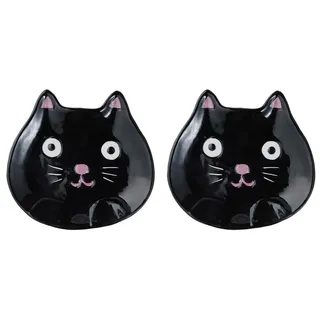 Butlers Deko-Teller HALLOWEEN Katze 2er-Set in Schwarz | Gr.: onesize