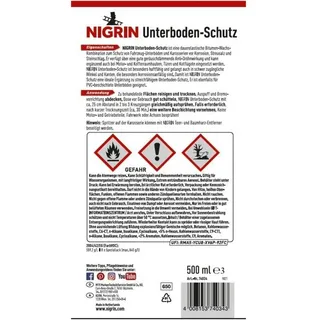 Nigrin Unterbodenschutz schwarz 2 St. 500 ml