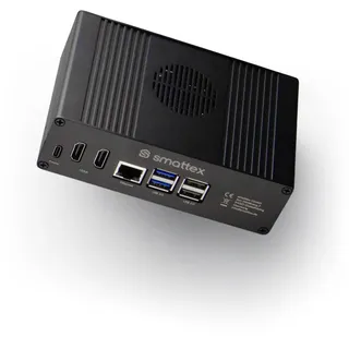 smattex Home Assistant Plug & Play Set Raspberry Pi 5 4 GB RAM 128 GB SSD Schwarz