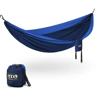 ENO ENO, Eagles Nest Outfitters SingleNest leichte Camping-Hängematte, Marineblau/Königsblau