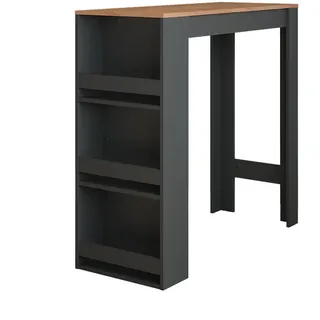 Vicco Bartisch Repose 45 x 110 cm Anthrazit/Goldkraft Eiche
