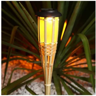 MARELIDA Gartenfackel Bambus 60,0 cm 1 Stück gelb/beige