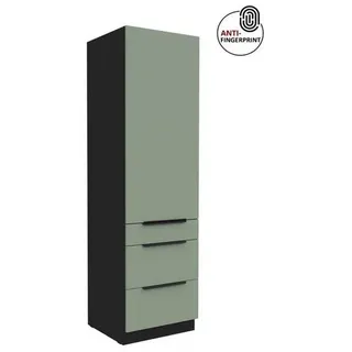 Küchen-Preisbombe Hochschrank 60 cm Schwarz