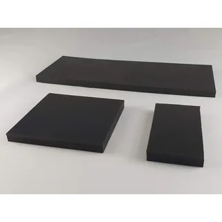 2 Stück Gummimatte Gummiplatte 100x100mm / 8mm Stärke Antivibrationsmatte für z.B. Waschmaschine/Hochleistungsmixer