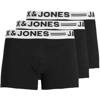 JACK & JONES Trunks black/black XXL 3er Pack