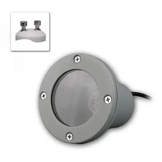 ChiliTec Wegeleuchte Aluminium 1,5m Kabel Erdspieß GU10 grau