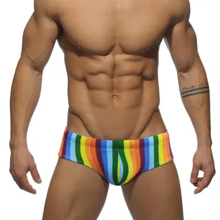 FULUJIDI Badehose Boardshorts Schwimmhose Mode Farbe Spray Bademode Herren Schwimm Anzug Sexy Push-Up Badeanzug Männer Swim Slips Mann Beach Sport Surf Bad Kurz