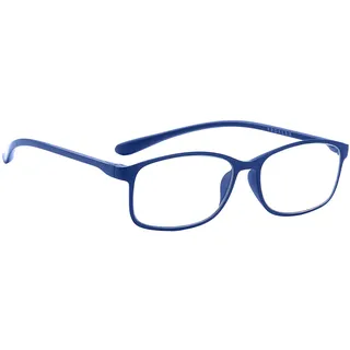 PROFLEX BluOptix mit Blaulichtfilter leicht, flexibel, kratzfest, unisex (Damen + Herren), Computerbildschirm-Technologie Lesebrille (blau, 2,0) - 135 MM