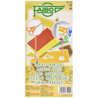 FAIBO 759 Pack 5 magnetische Folien zum Basteln