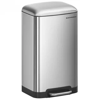 Songmics Mülleimer 30 l Silber