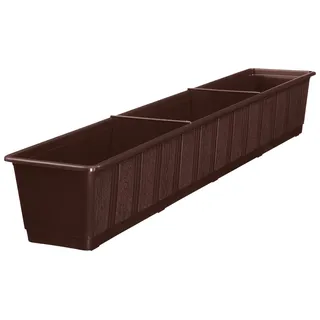 geli Blumenkasten Standard 100 x 17,5 x 14,5 cm braun