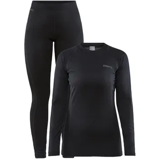 Craft Core Warm Baselayer Unterwäsche-Set Damen 999000 black M