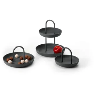 philippi Piatto Schale mit Henkel Schwarz Ø 20 cm