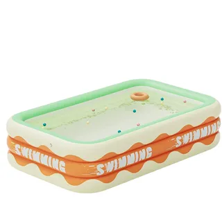 Aufblasbarer Pool Familienpool Für Kinder Und Erwachsene Gartenschwimmbad Familienschwimmbad Sommer Planschbecken