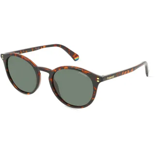 Polaroid PLD 6233/S Unisex-Sonnenbrille Vollrand Panto Kunststoff-Gestell, braun