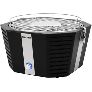 Syntrox Germany Holzkohlegrill Córdoba aus Edelstahl