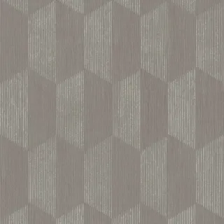 Bricoflor Geometrische Tapete Skandinavisch Taupe Vliestapete Grafisch Ideal für Büro und Schlafzimmer Vlies Mustertapete