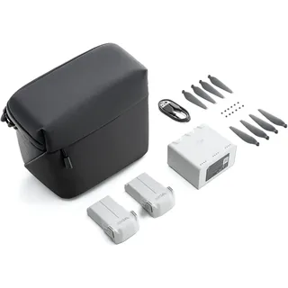 Original DJI Mini 3, 3 Pro Fly More Kit (enthält zwei 2453 mAh intelligente Flugbatterien, Zwei-Wege-Ladehub, Schultertasche, Propeller, 2 Paar)