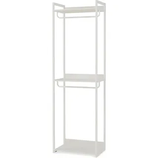 [en.casa] Standgarderobe Jässaatka 200 x 61 x 40 cm Grau