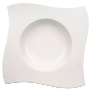 Villeroy & Boch New Wave Suppenteller 24 cm weiß 1er Set