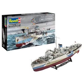 REVELL Flower Class Corvette HMCS Snowberry Grau 1:144