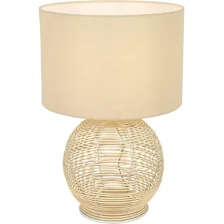 Lameke Natürliche Tischlampe aus Rattan