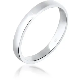 Elli Ring Damen Verlobung Schlicht Elegant 925 Sterling Silber Silber Gr. 54