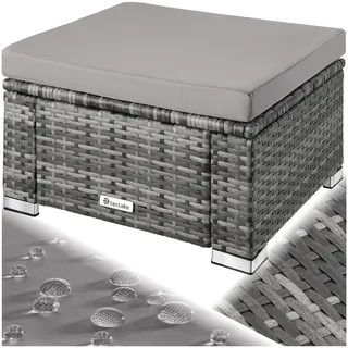 Tectake tectake® Rattan Sitzhocker