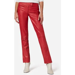 Ricano Lederhose Low Cut Rot L