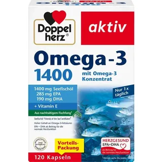 Doppelherz Aktiv Omega-3 1400 Kapseln 120 St.