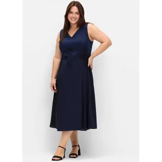 sheego Cocktailkleid Blau 50