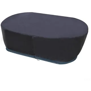 Ovale Tank-Poolabdeckung, Bauernhof-Wassertank-Abdeckung, wasserdicht, staubdicht, 210D-Oxford-Gewebe, Outdoor-Abdeckung für Lagertanks, Badewannen-Pool-Abdeckung (100 Gallonen)