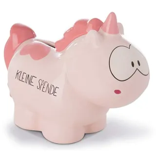 Nici Spardose Einhorn Merry Heart kleine Spende, 7,5 x 12 x 16,5 cm