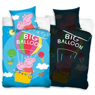 Peppa Pig Bettwäsche Peppa Pig Bettwäsche Schweinchen Peppa 135 x 200 cm
