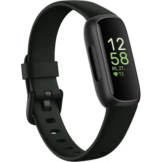 Fur Damen/Herren, Herzfrequenzmesser, Stressmanagement, Schlafanalyse & bis zu 10 Tage Akkulaufzeit, Gesundheits- & Fitnesstracker - Schwarz