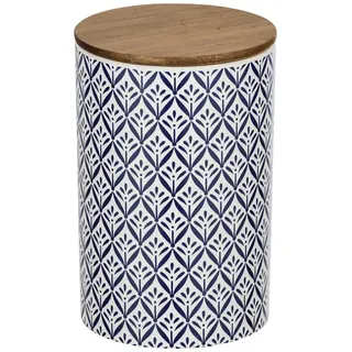 WENKO Aufbewahrungskorb »Lorca«, Keramik/Bambus/Silikon - bunt