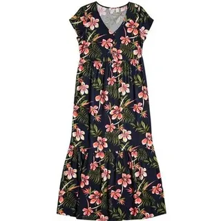 ROXY Damen Kleid POPULAR SONG WVDR, Größe M in Blau MOOD INDIGO TROPICAL DEPHT