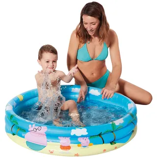 Peppa Pig Planschbecken 100x23 cm Kinder-Pool Wutz Kinderplanschbecken Ring-Pool