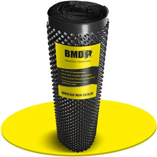 BMD Hochbeetfolie | 0,5m x 20m | ohne Weichmacher | trinkwasserbeständig | Noppenbahn Hochbeet | Grundmauerschutz | Drainage | 20m2 Noppenfolie in CE Siegel Qualität