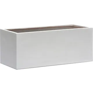 Eschbach® Pflanzkübel Box 80 Weiß Rechteckig * 80 x 31 x 31 cm * 10 Jahre Garantie